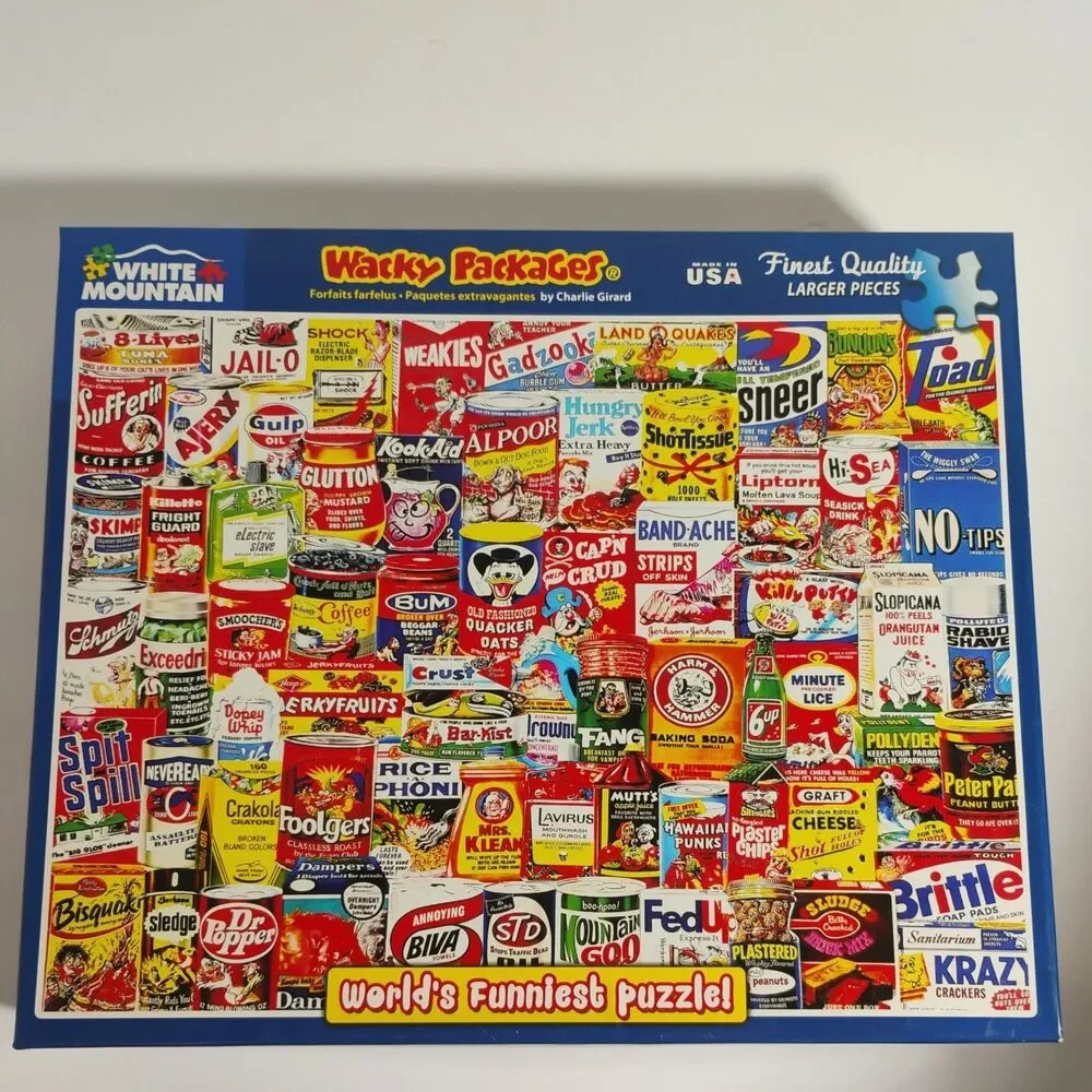 White Mountain 2014 WACKY PACKAGES #1065S COMPLETE Puzzle